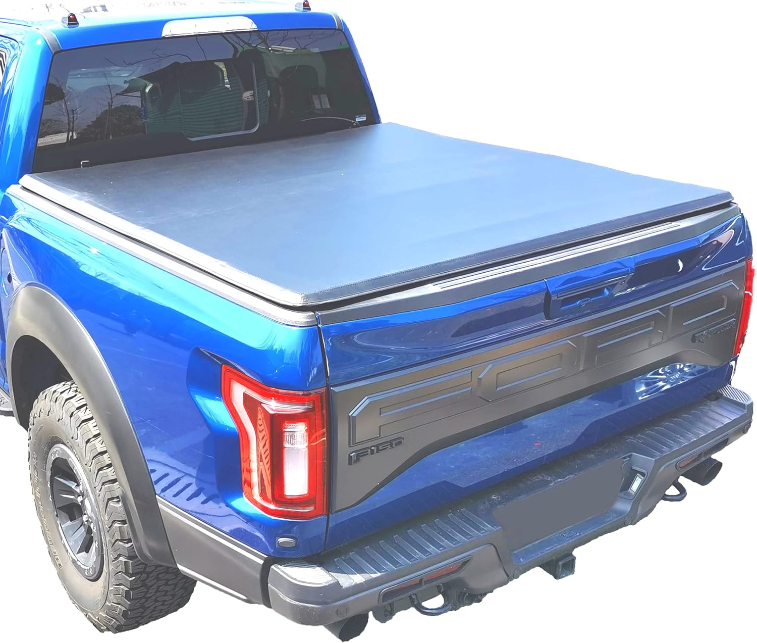 Fixxpertise Soft Quad Fold Truck Bed Cover 2019-2022 Chevy Silverado/GMC Sierra 1500 New Body Style 6'6'/' 6'7" Bed,Fleetside w/o Multi-Flex Tailgate