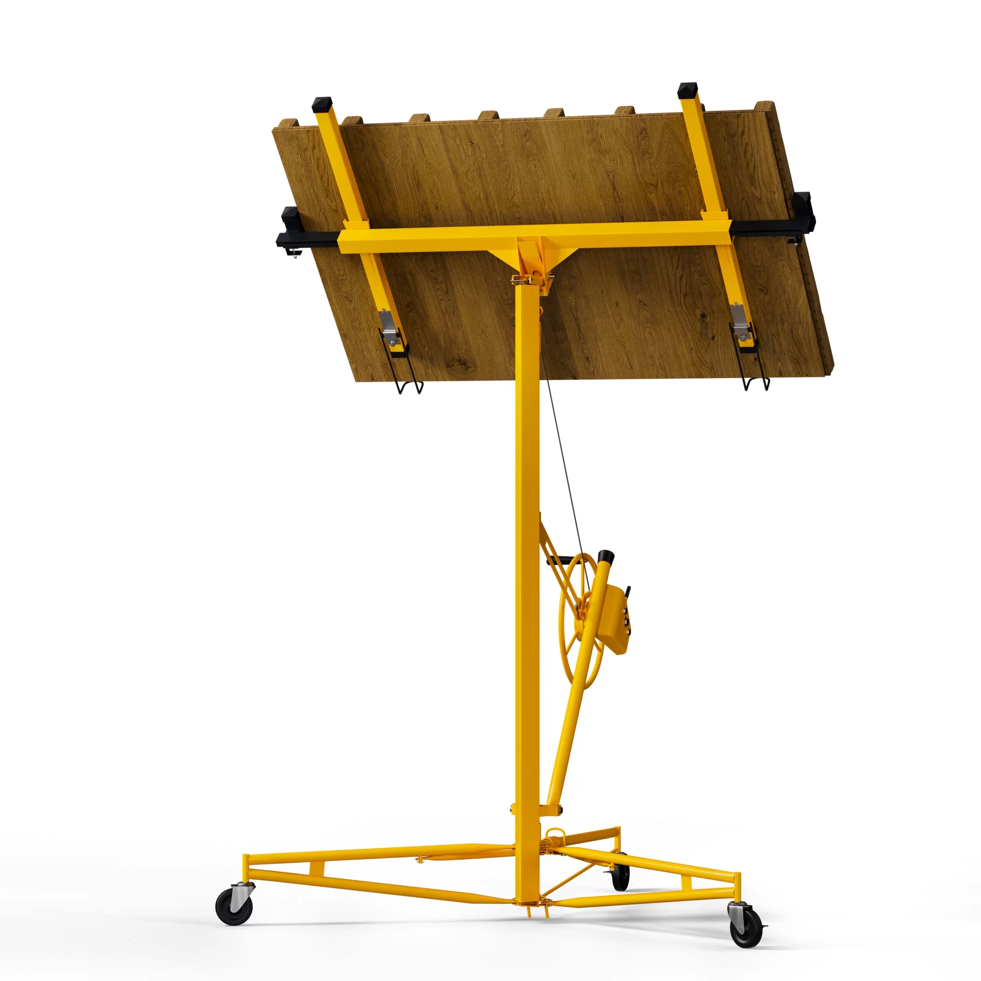 Ufurpie 11FT Drywall Rolling Lifter Panel,Sheetrock Lift, 150lb Weight Capacity Panel Hoist Jack Tool