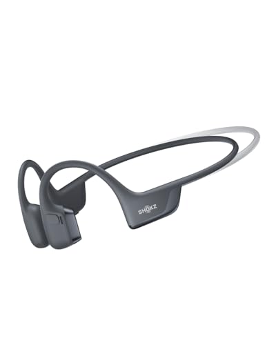 SHOKZ New OpenRun Pro 2 - Open-Ear, Bone Conduction Sport Headphones - with Reflective Strip - Sweat Resistant, Workout Headphones - Secure, Wireless
