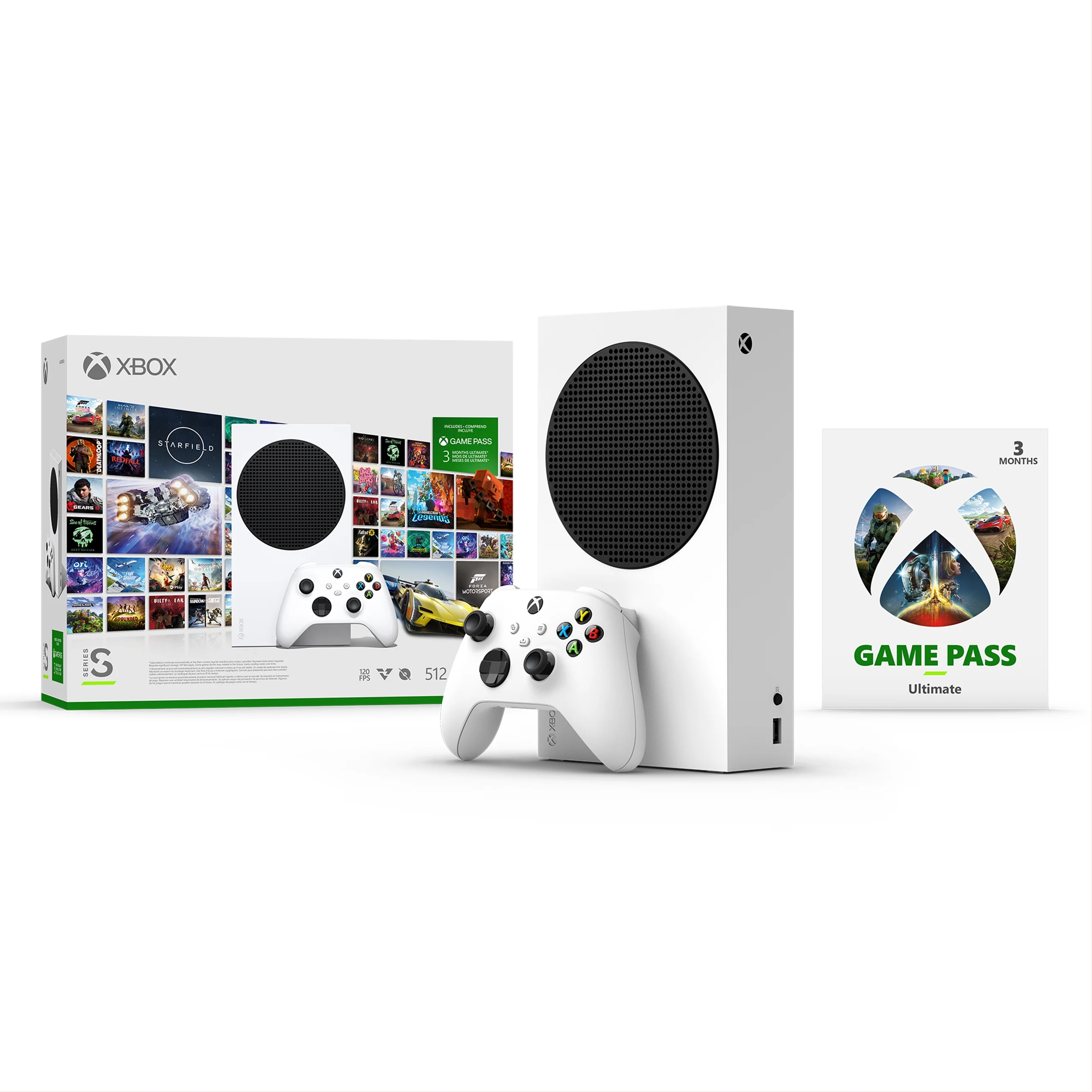 Xbox Series S Starter Bundle including 3 Months of Game Pass Ultimate - Radiant Selections