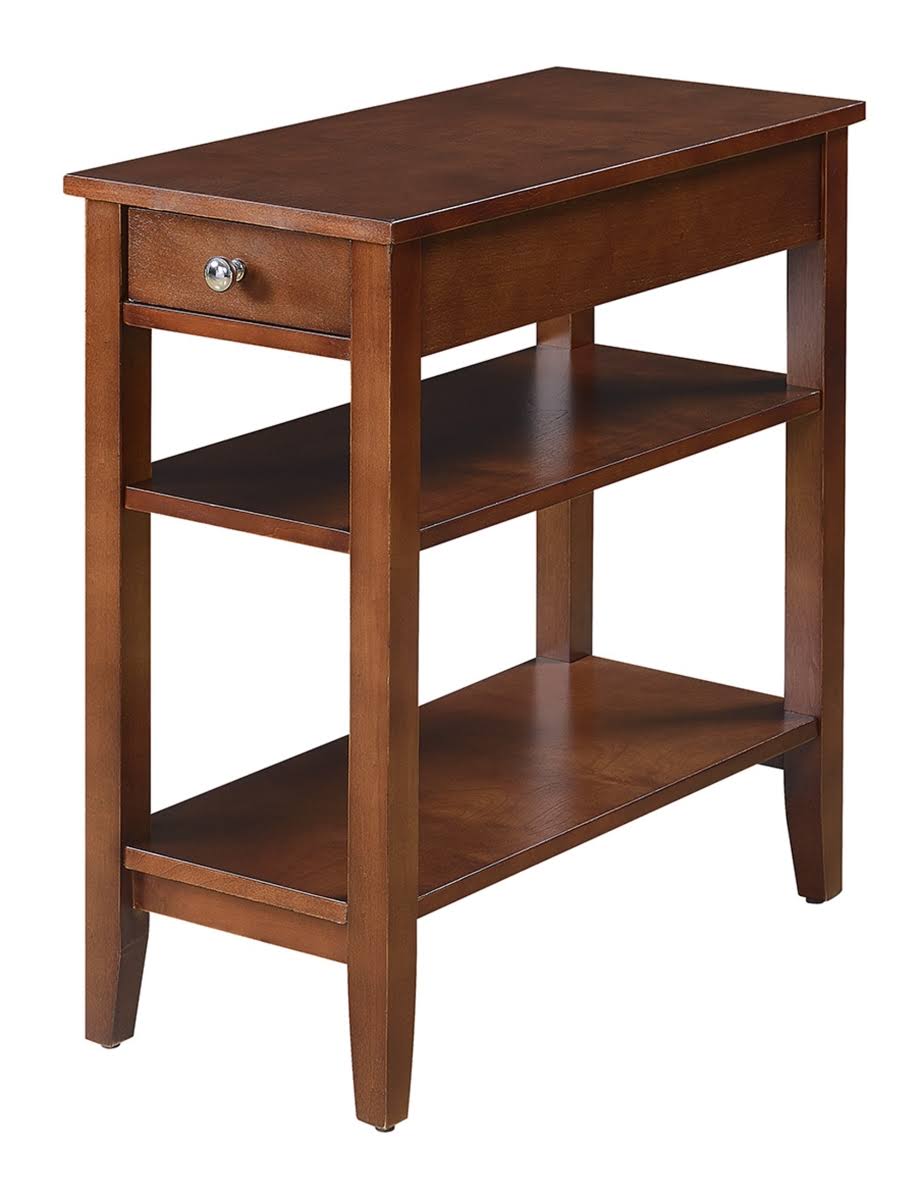 Convenience Concepts American Heritage 3-Tier End Table, Mahogany