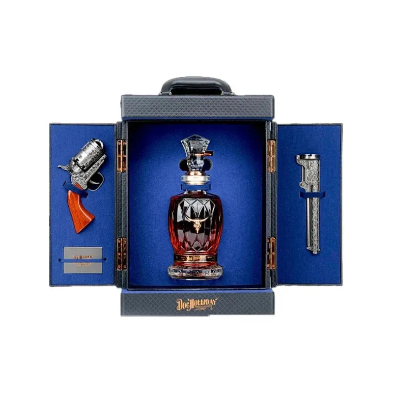 World Whiskey Society Doc Holliday Gift Set With Revolver Bourbon Whiskey 700ml - Nestor Liquor