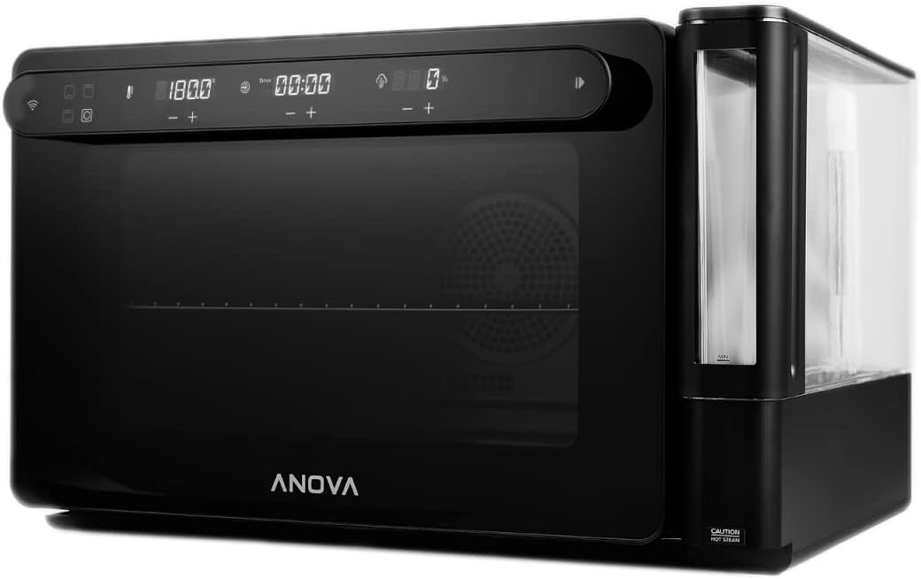 Anova Precision Smart Oven, Combination Countertop Oven for the Home Cook, Convection, Steam, Bake, Broil, Roast, and Dehydrate Cooking Options