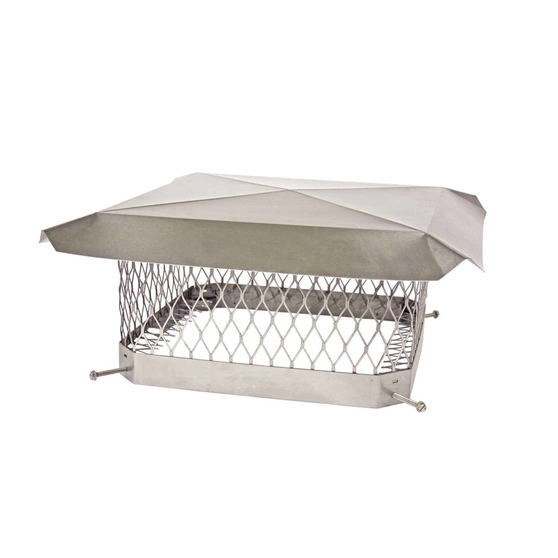 Shelter Single-Flue Stainless Steel Chimney Cap (13in x 18in)