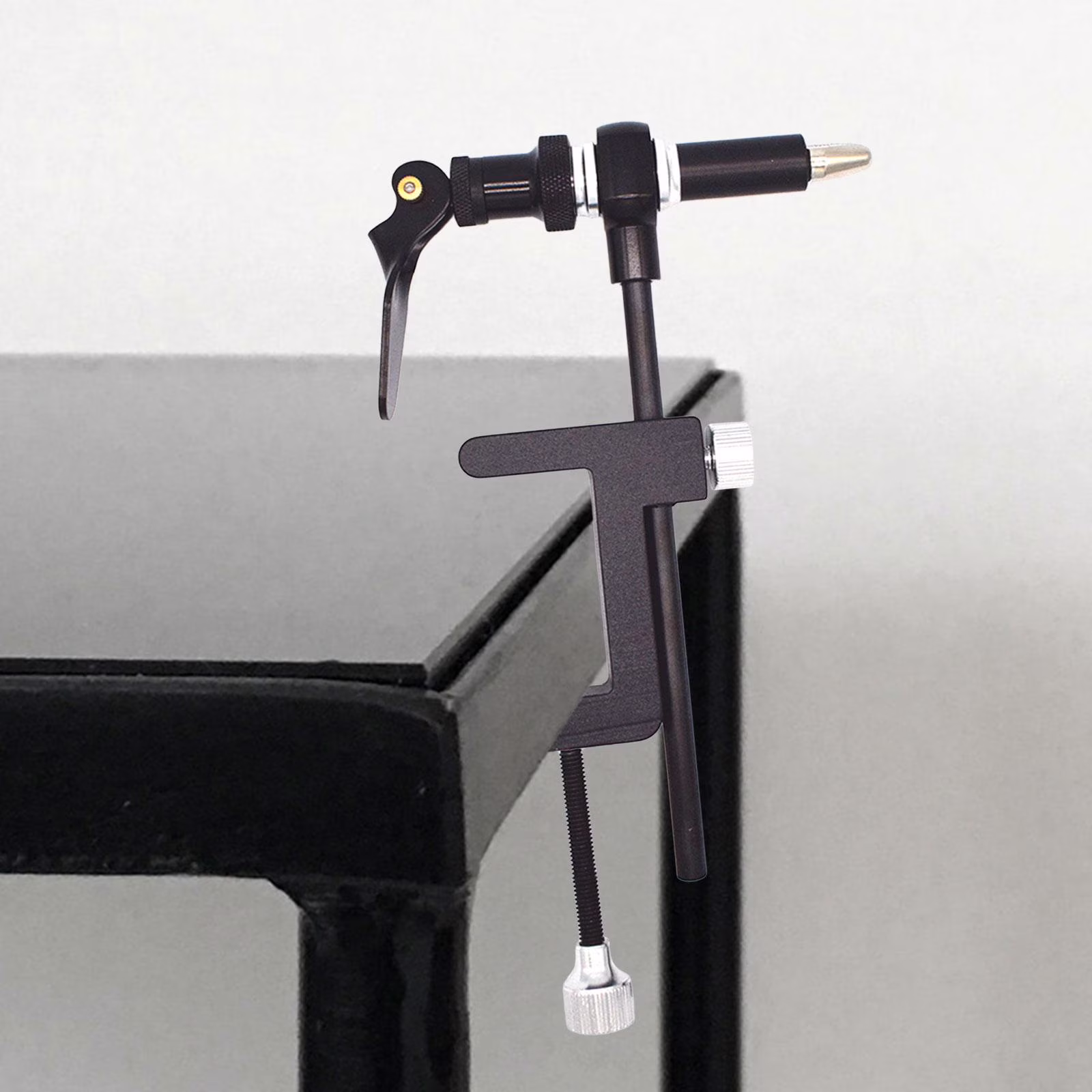 kesoto Fly Tying Vise Fly Lure Making Accessories Beginners, Durable, Metal Practical, Easy to Use Fly Making Tool Fly Tying Tool Rotating Single Head