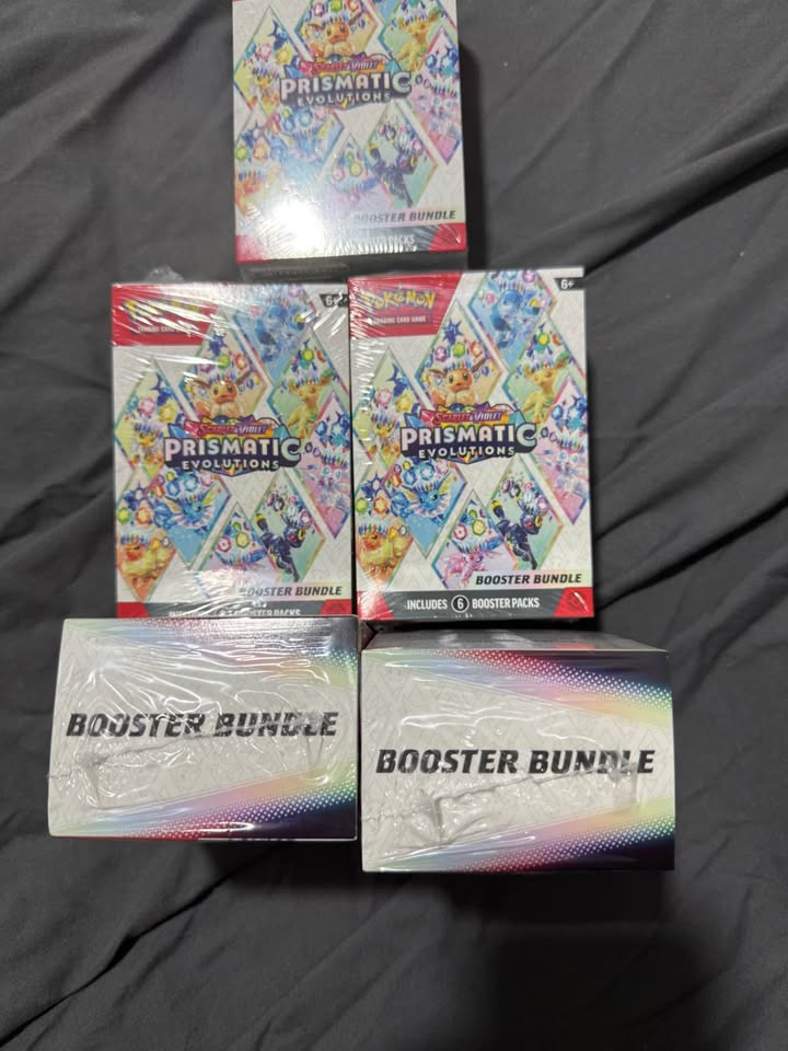 Pokemon TCG Prismatic Evolutions Booster Bundles