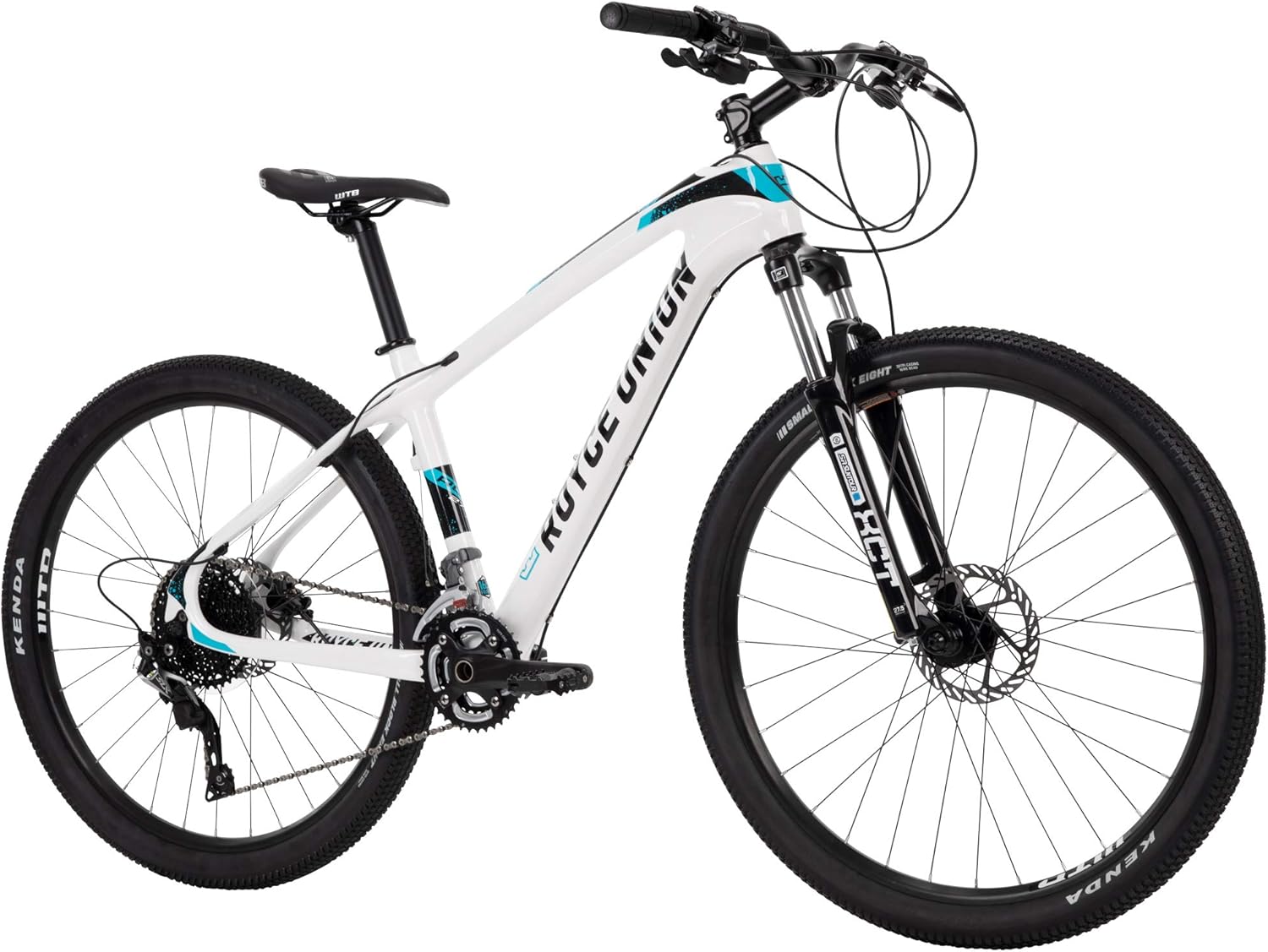 Royce Union RCF Lightweight Carbon Fiber Hardtail Mountain Bike, 22 Speed Shimano SLX Drivetrain, Hydraulic Disc Brakes, Suntour XCT Suspension Fork