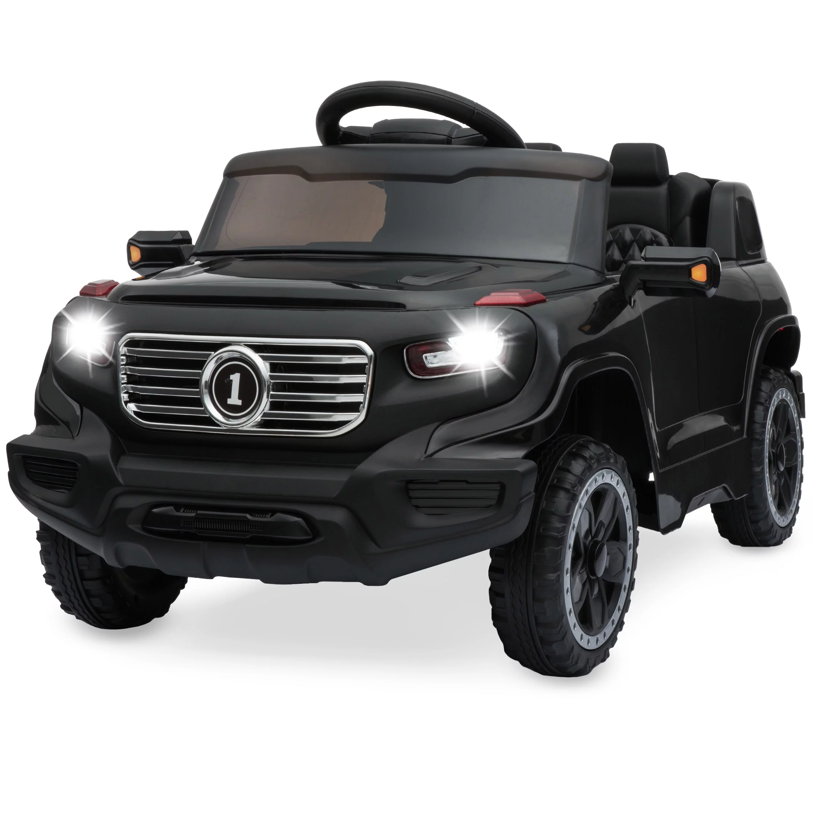 Best Choice Products 6V Kids Ride On Car Truck w/ Parent Control, 3 Speeds, LED Headlights, MP3 Player, Horn - Pink