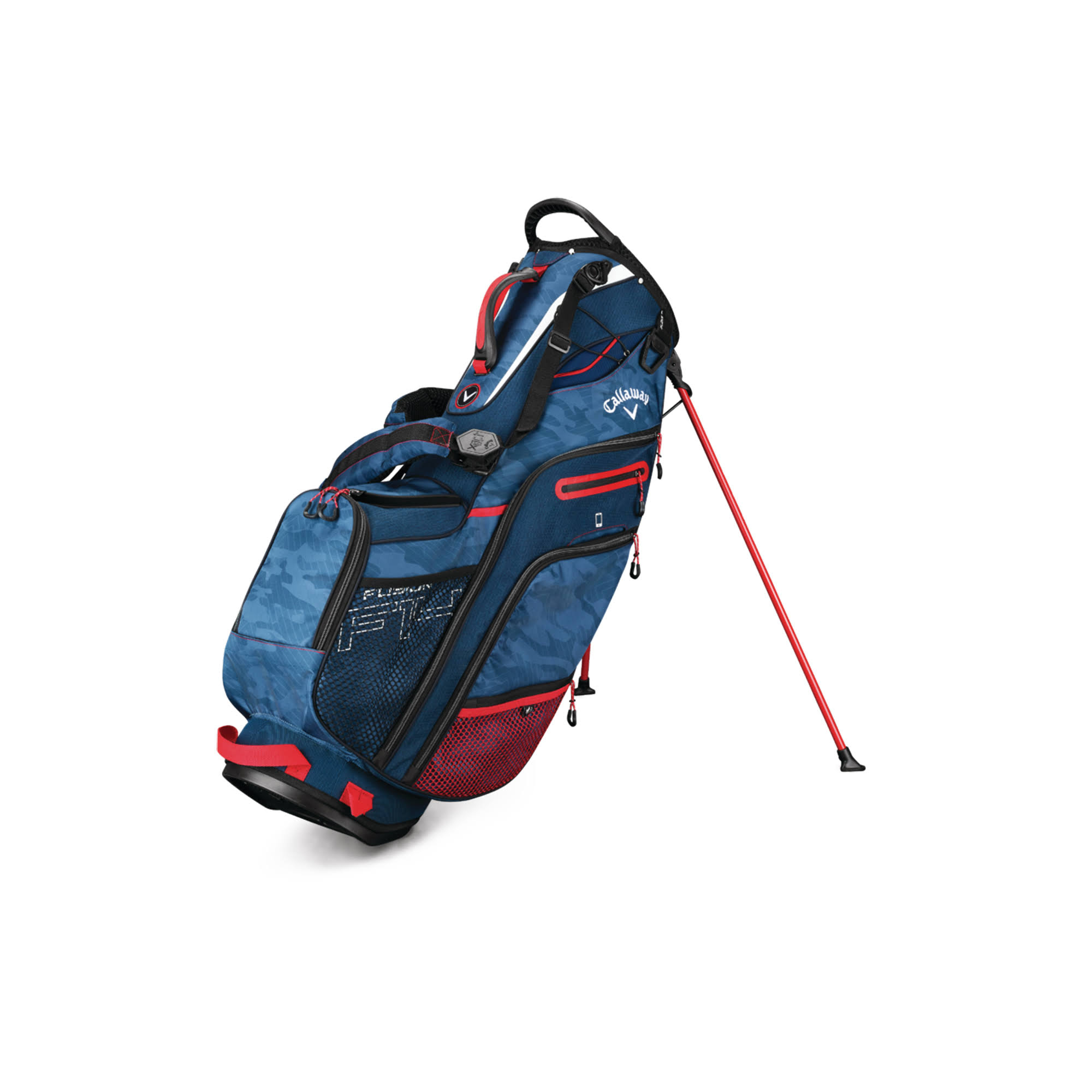 Callaway Fusion 14 Golf Stand Bag Navy CAMO-RED