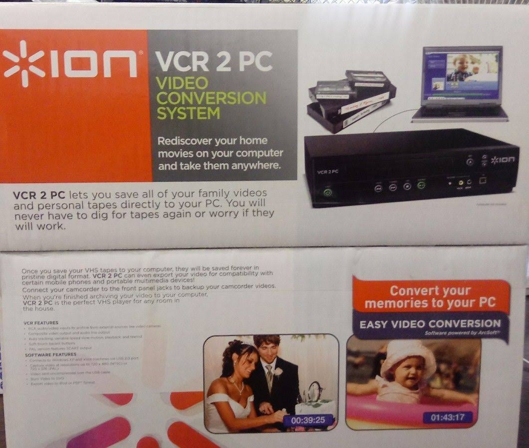 ION VCR 2 PC Video Cassette Player