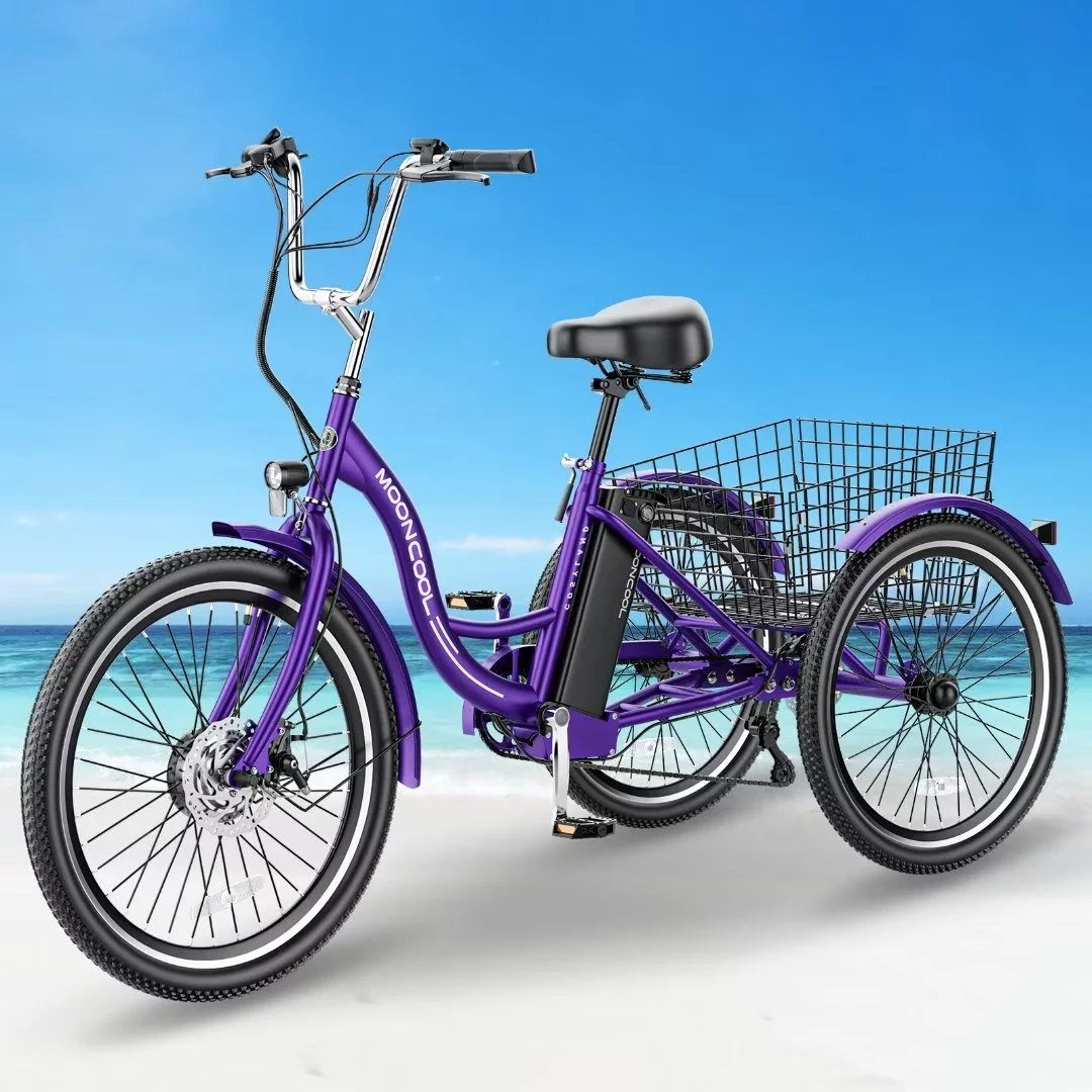 24Inch Adult Electric Tricycles 3 Wheel Electric Bike for Adult