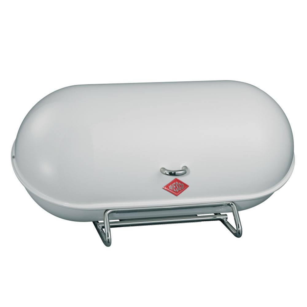 Wesco Breadboy – Steel Bread Box for Kitchen/Storage Container, White