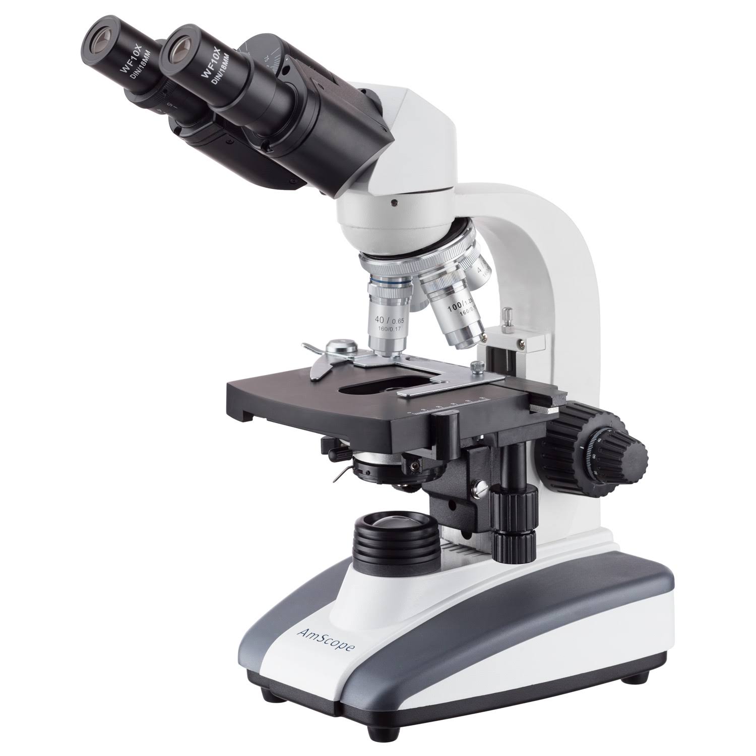 Amscope Binocular Biological Compound Microscope 40X-2000X
