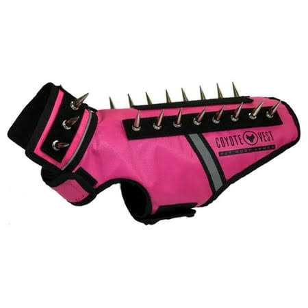 CoyoteVest SpikeVest Dog Harness Vest Reflective Dog Accessories with Spikes to Shield Your Pet from Raptor and Animal Attacks