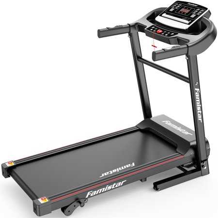 Famistar Jk1607 Folding Treadmill for Home Jogging Walking with 3 Incline 12 Programs 3 Modes