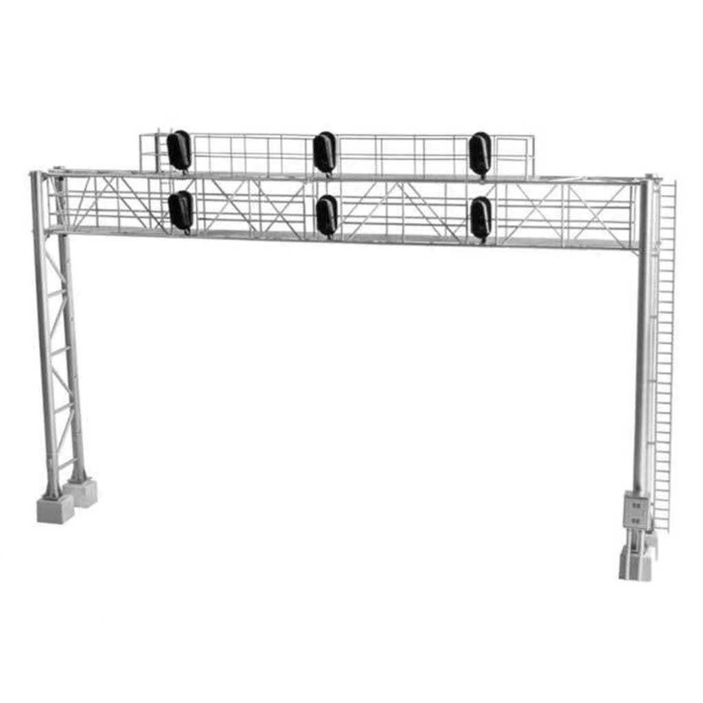 HO Scale Modern Triple Track 6 Signal Bridge BLMA 4025