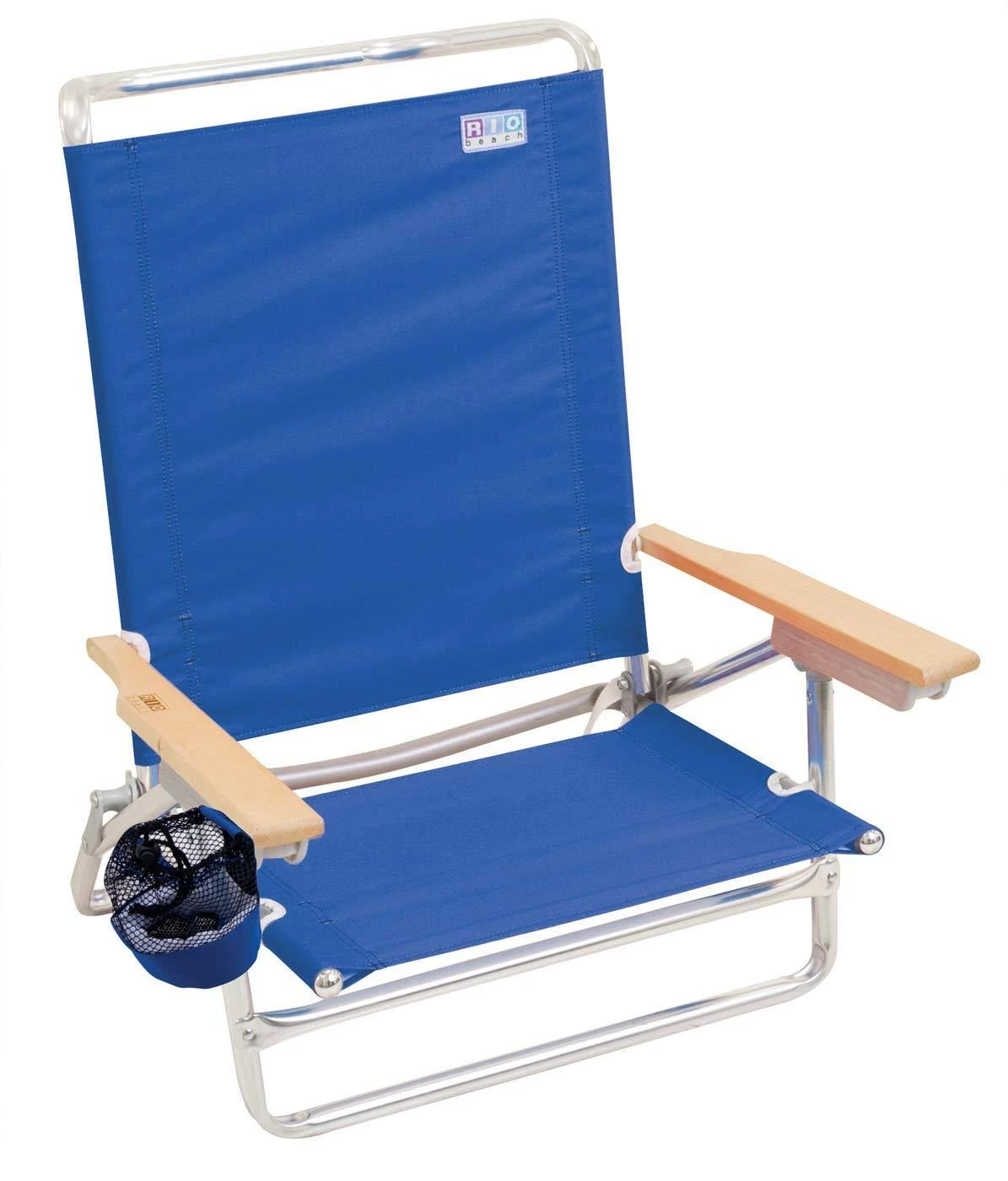 Rio Beach Classic 5 Position Lay Flat Folding Beach Chair - Megean