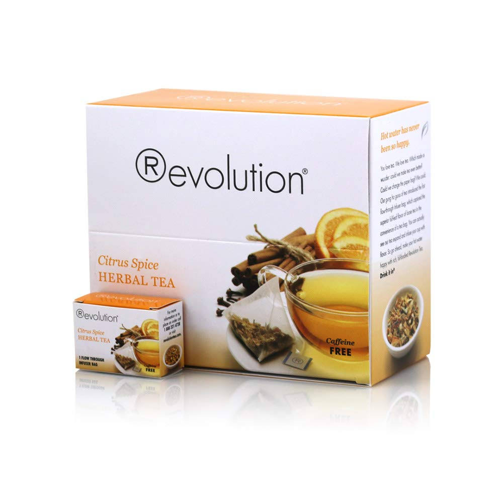 (price/case)revolution Tea 20-8000 Tea Citrus Spice Herbal 4-1.96 Ounce
