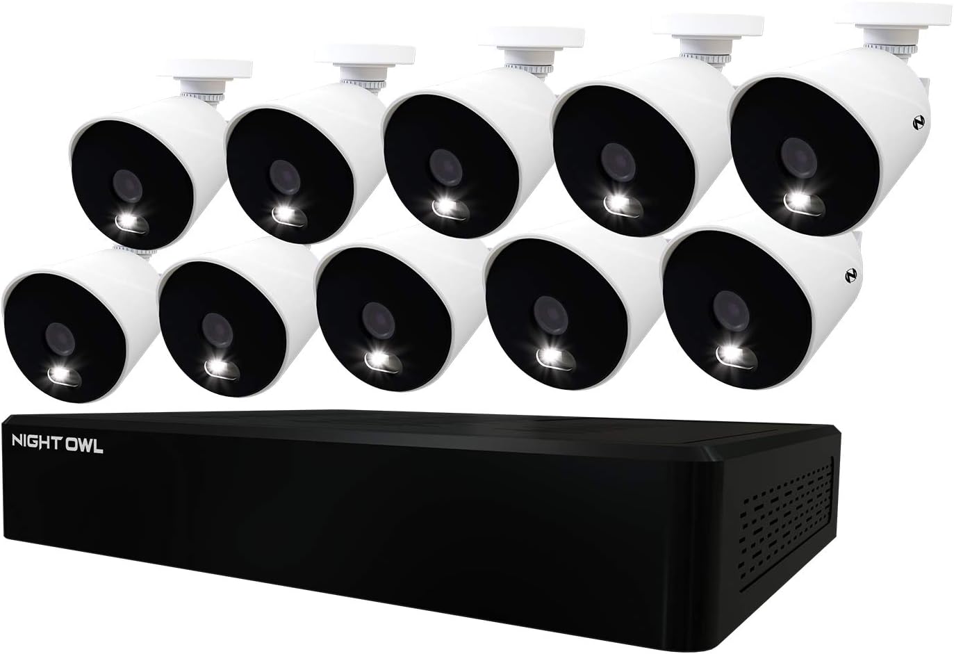 Night Owl CCTV Video Home Security Camera System with 6 Wired 4K Ultra HD Indoor/Outdoor Cameras with Night Vision (Expandable up to a Total of 12
