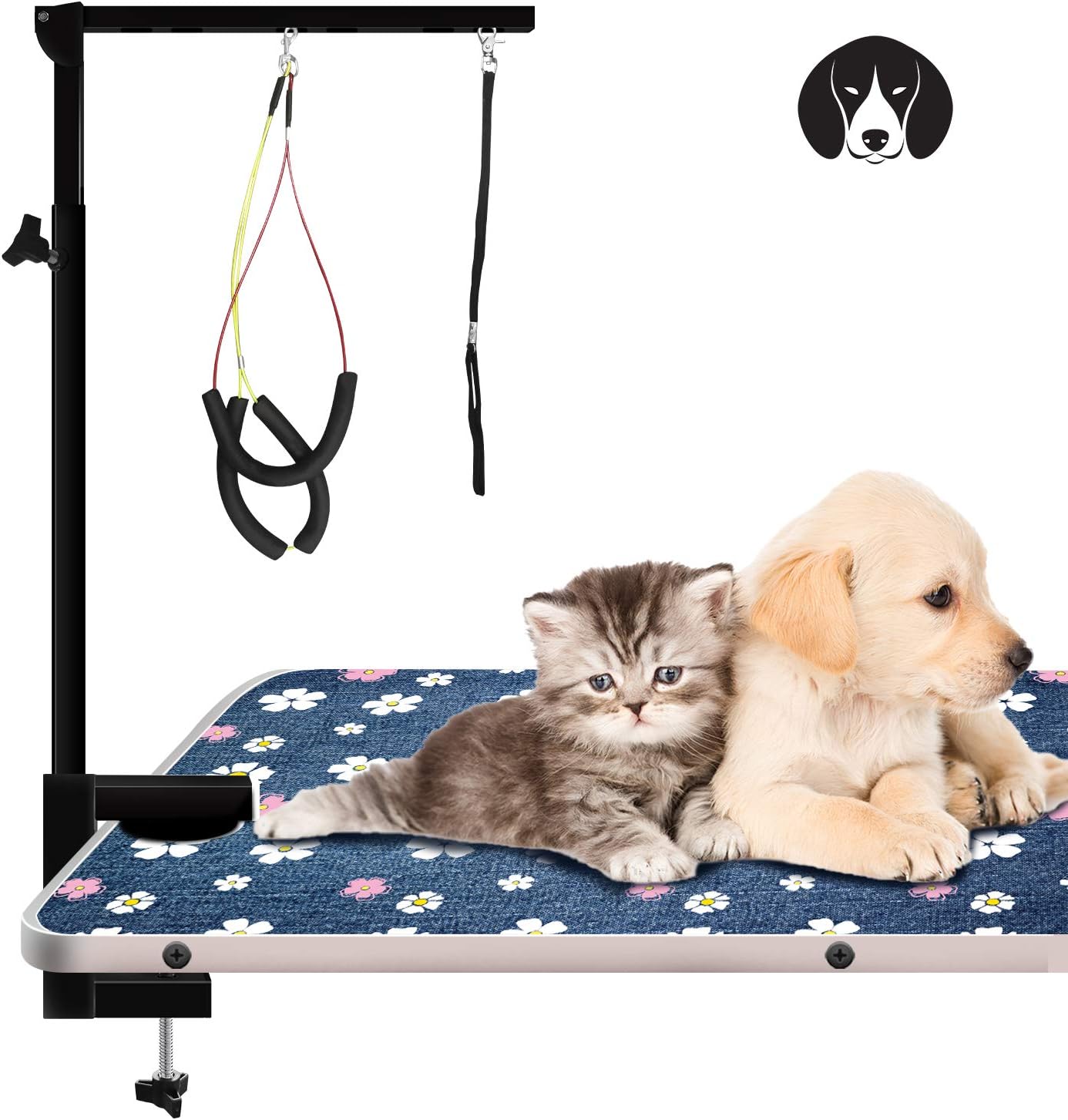 Urban Deco Dog Grooming Arm with Clamp Innovative Portable Two Grooming Arms