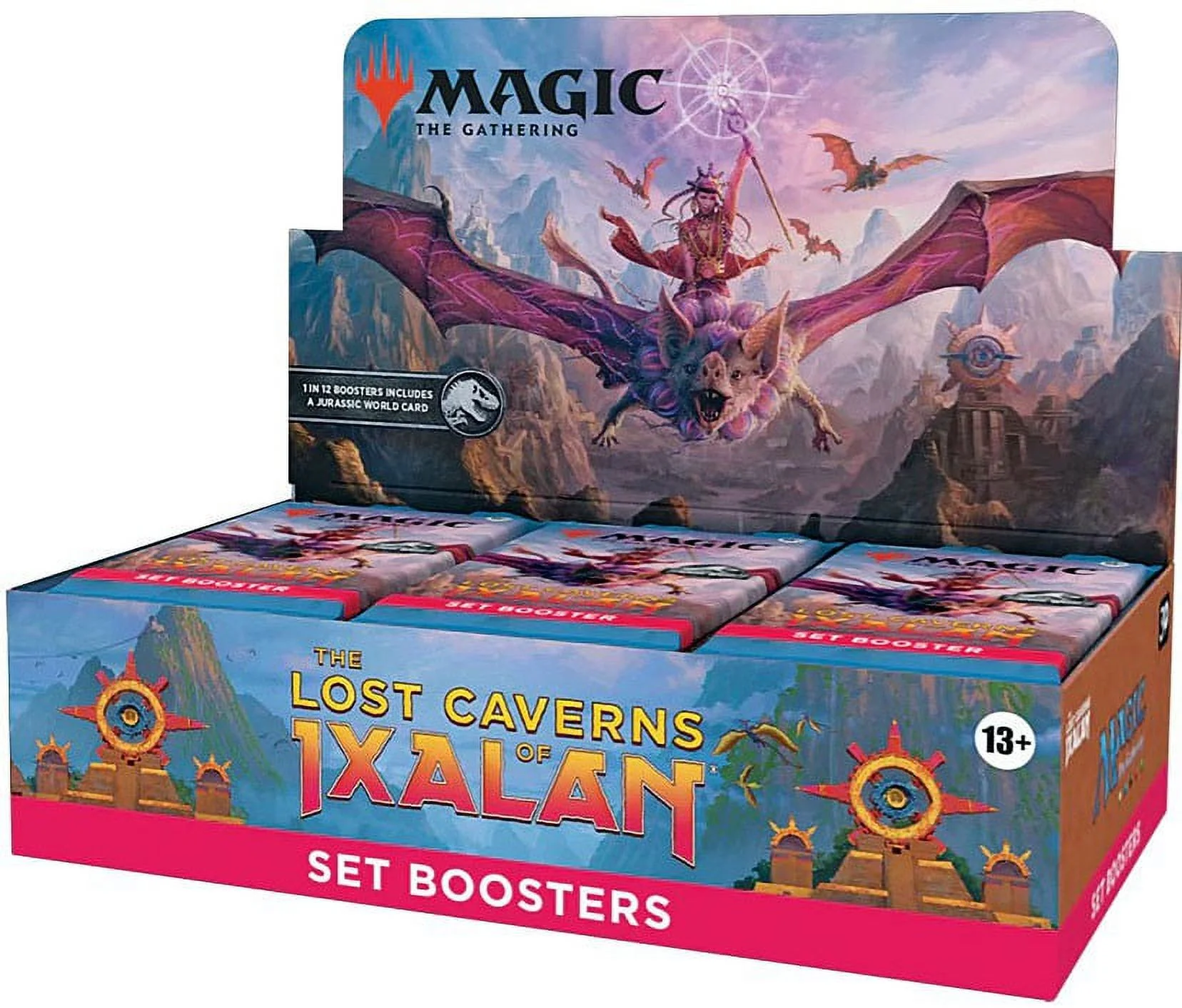 MTG: Lost Caverns of Ixalan Set Booster Box - 30 Packs + 1 Box Topper Card (361 Magic Cards) - Radiant Selections