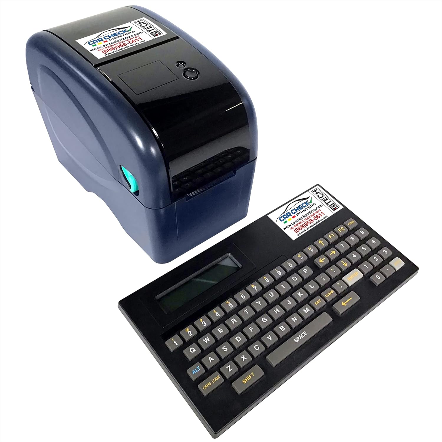Car Check Service Reminder Printer Kit with Ink & 500 Stickers