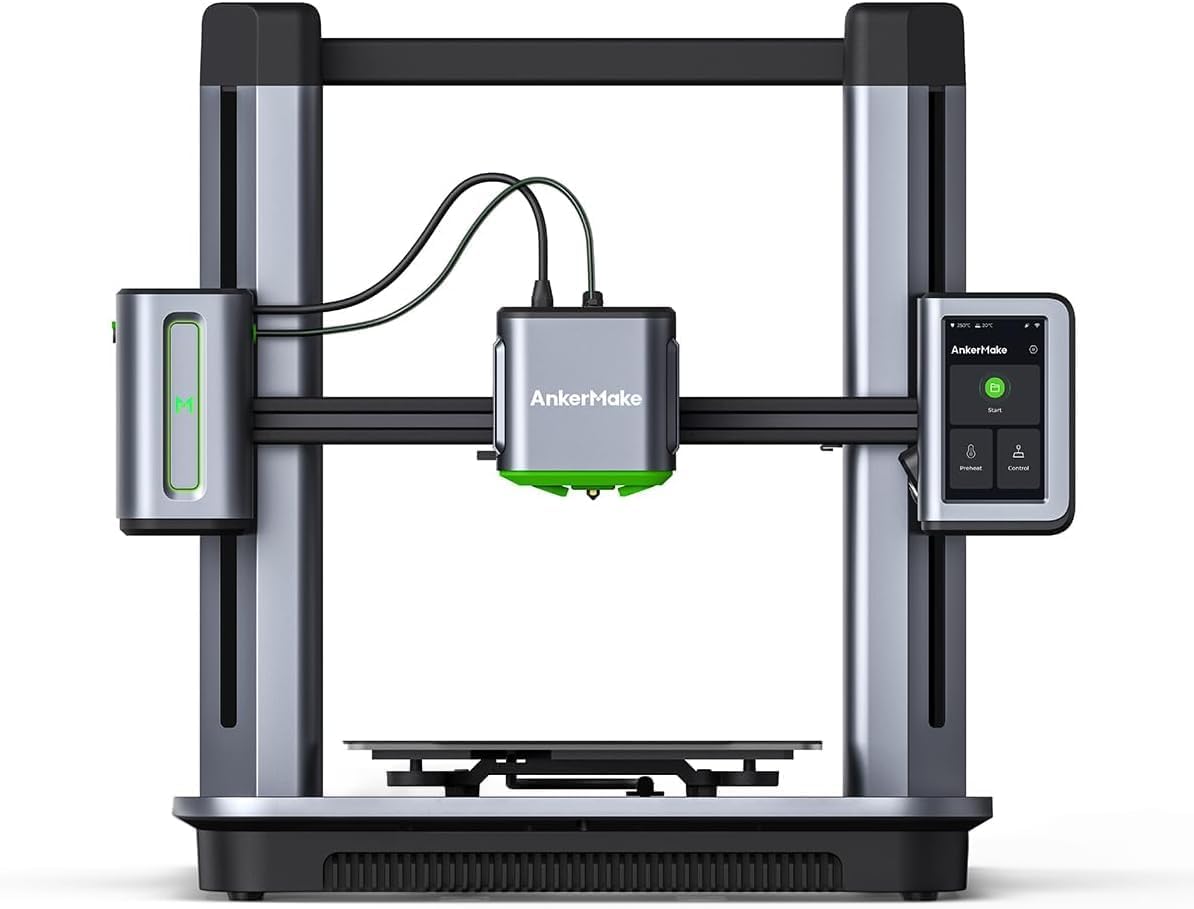 AnkerMake M5 3D Printer, High-Speed, Speed Upgraded to 500 mm/s, Fast Mode, Smooth Detail, Intuitive Control, Error Detection with AI Camera