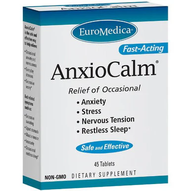 EuroMedica AnxioCalm 45 tablets - Kansas Nuitrition - HNZSDS