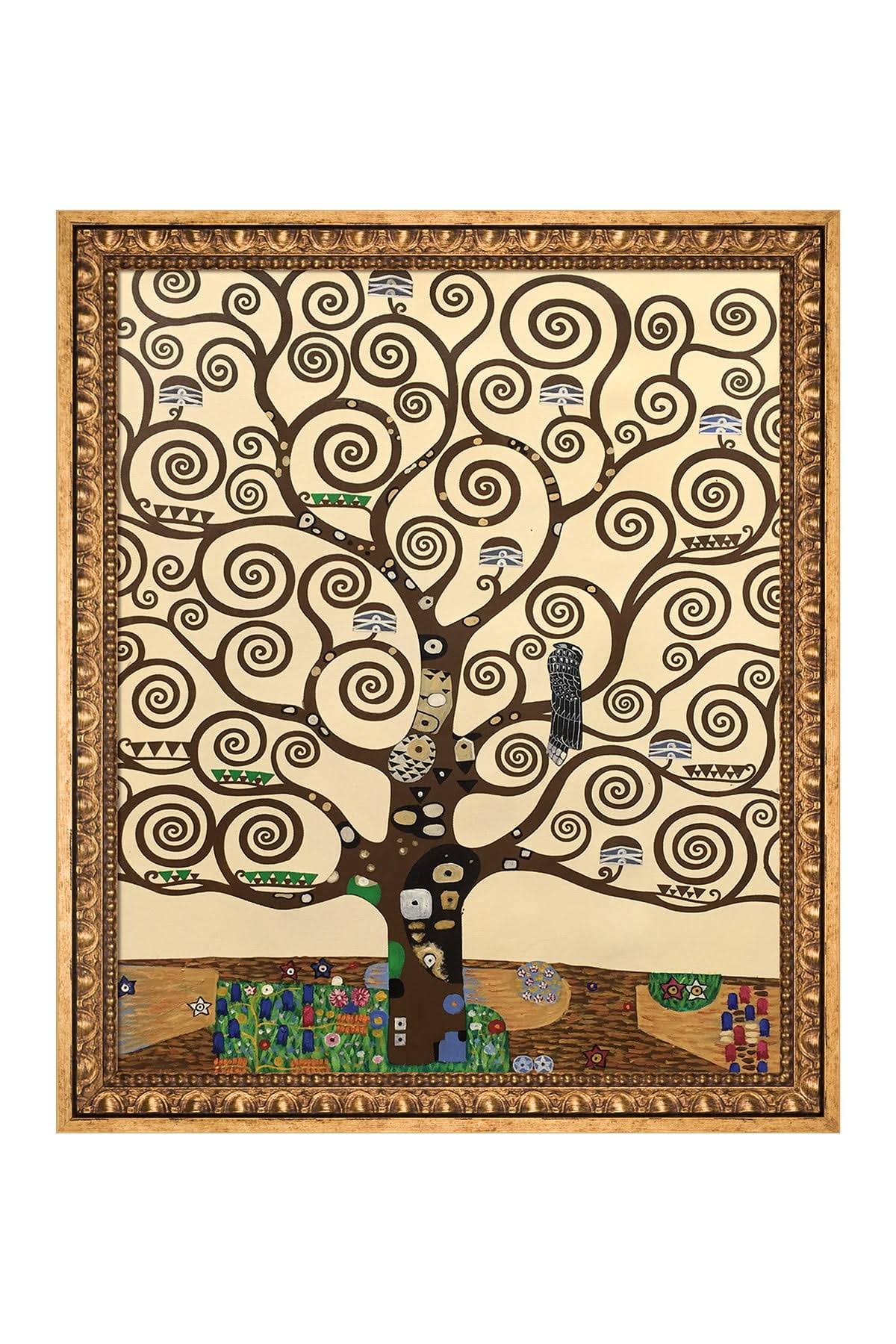 La Pastiche Gustav Klimt &Tree of Life& Hand Painted Oil Reproduction