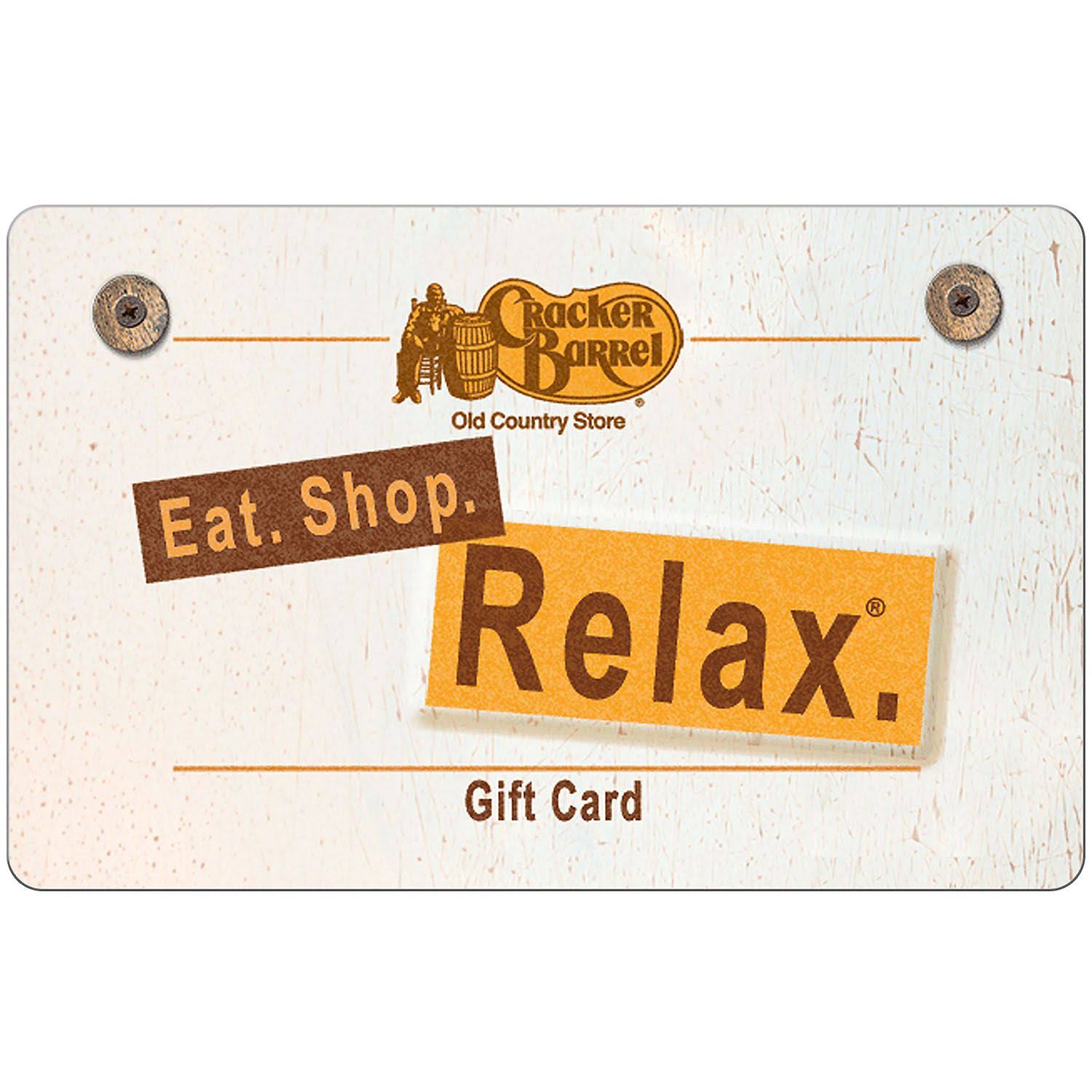 Cracker Barrel Old Country Store eGift Card - (Email Delivery)