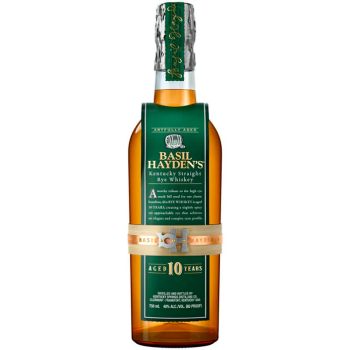 Basil Hayden 10 Year Rye Bourbon Whiskey 750 ml - Nestor Liquor