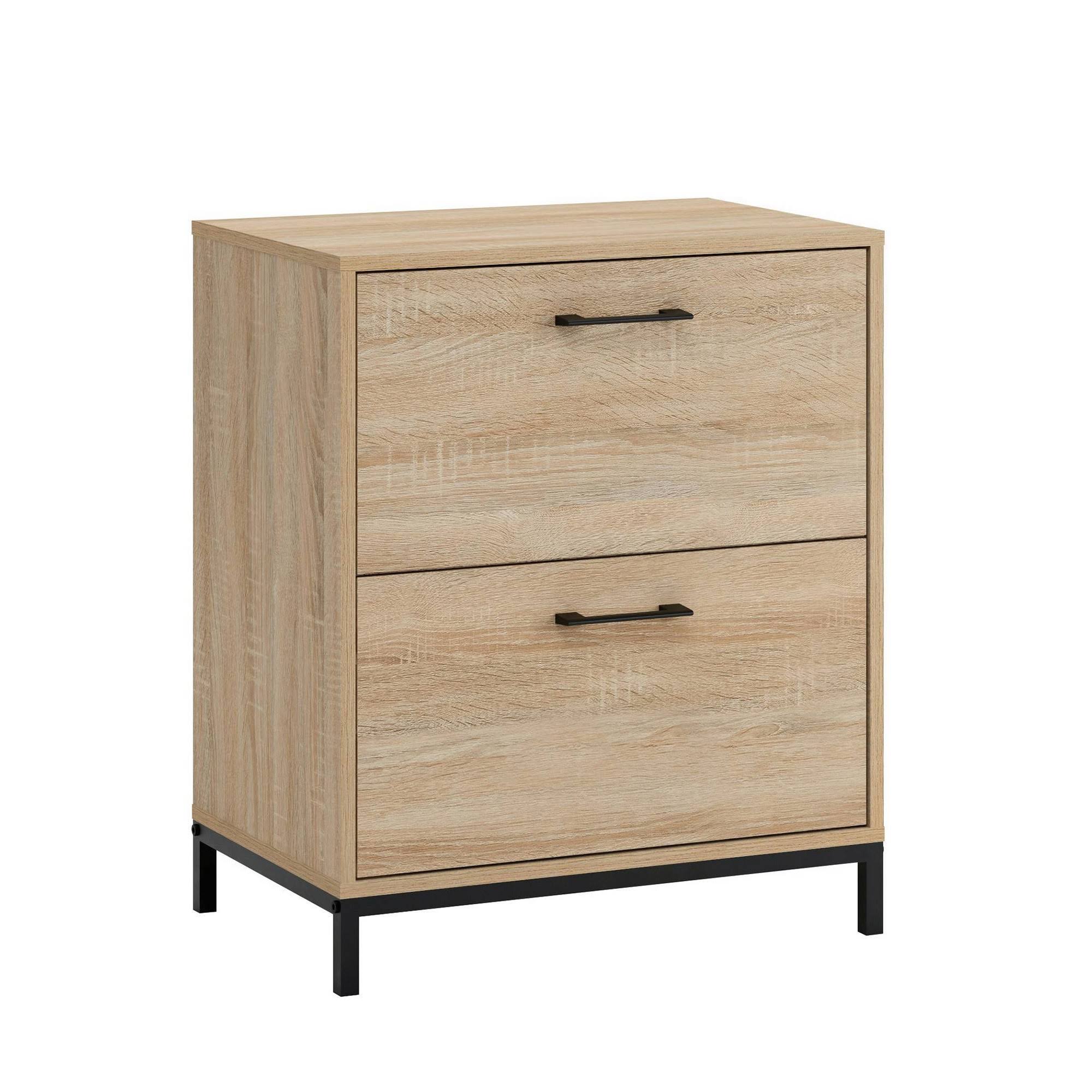 Sauder North Avenue Charter Oak 2-Drawer Lateral File Cabinet
