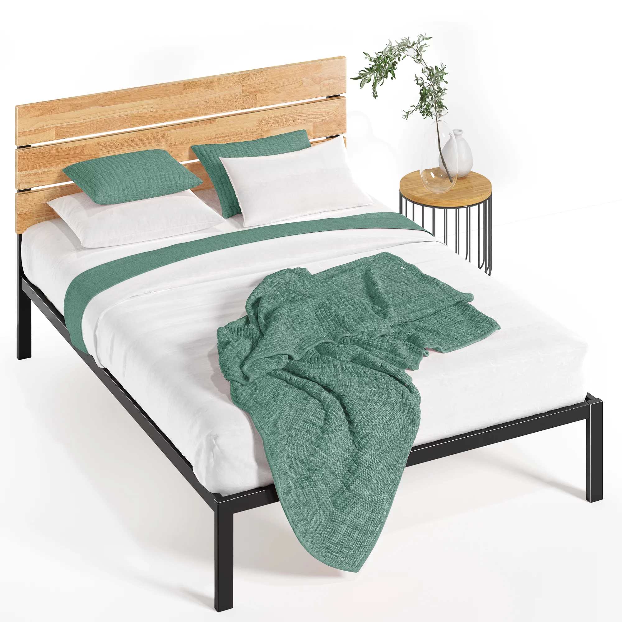 Zinus Paul 42" Metal Platform Bed Frame, Queen