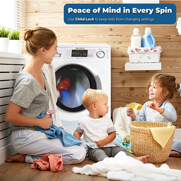 Equator 2020 24&prime;&prime; Combo Washer Dryer White Winterize+Quiet