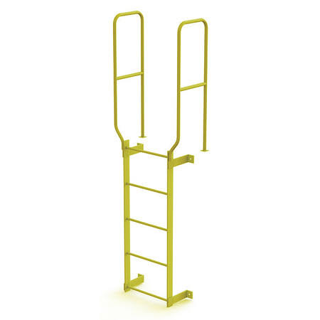 Tri-Arc Wlfs0205-Y Ladder,walk-Thru Fixed,steel,5-Rung