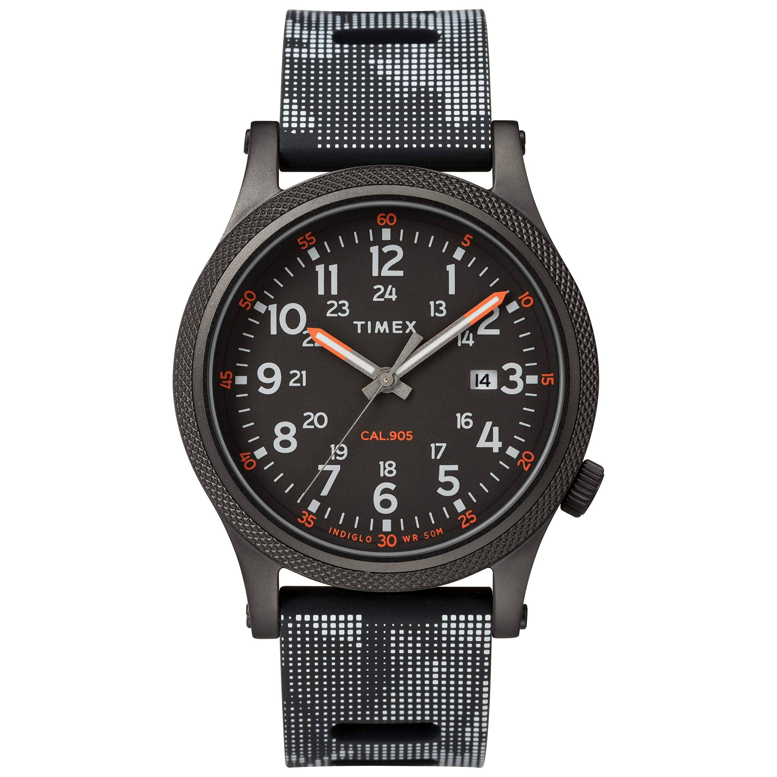Timex Allied LT 40mm Silicone Strap Watch - Black - Megean