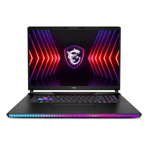 MSI Raider GE78HX 17” 240Hz QHD+ Gaming Laptop: Intel 24-Core i9-14900HX, NVIDIA Geforce RTX 4070, 64GB DDR5, 2TB NVMe SSD, Thunderbolt 4
