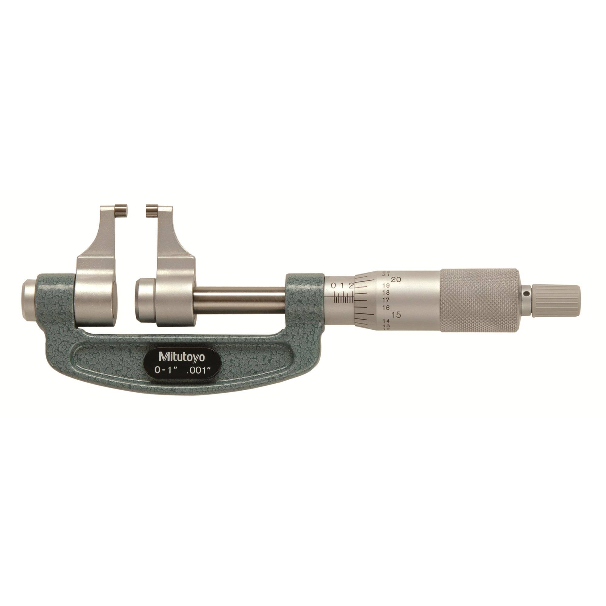 Mitutoyo 143-121 0 to 1/.001x22 O.Mic Cal.Type