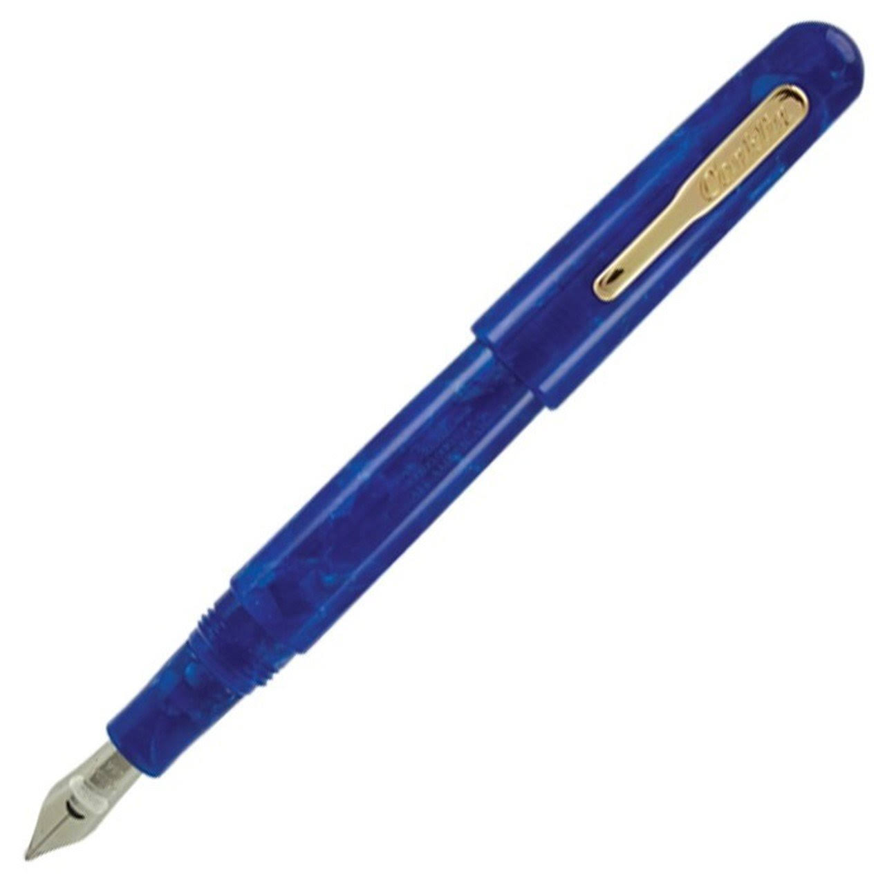 Conklin All American Blue-Lapis Fountain Pen, Omniflex