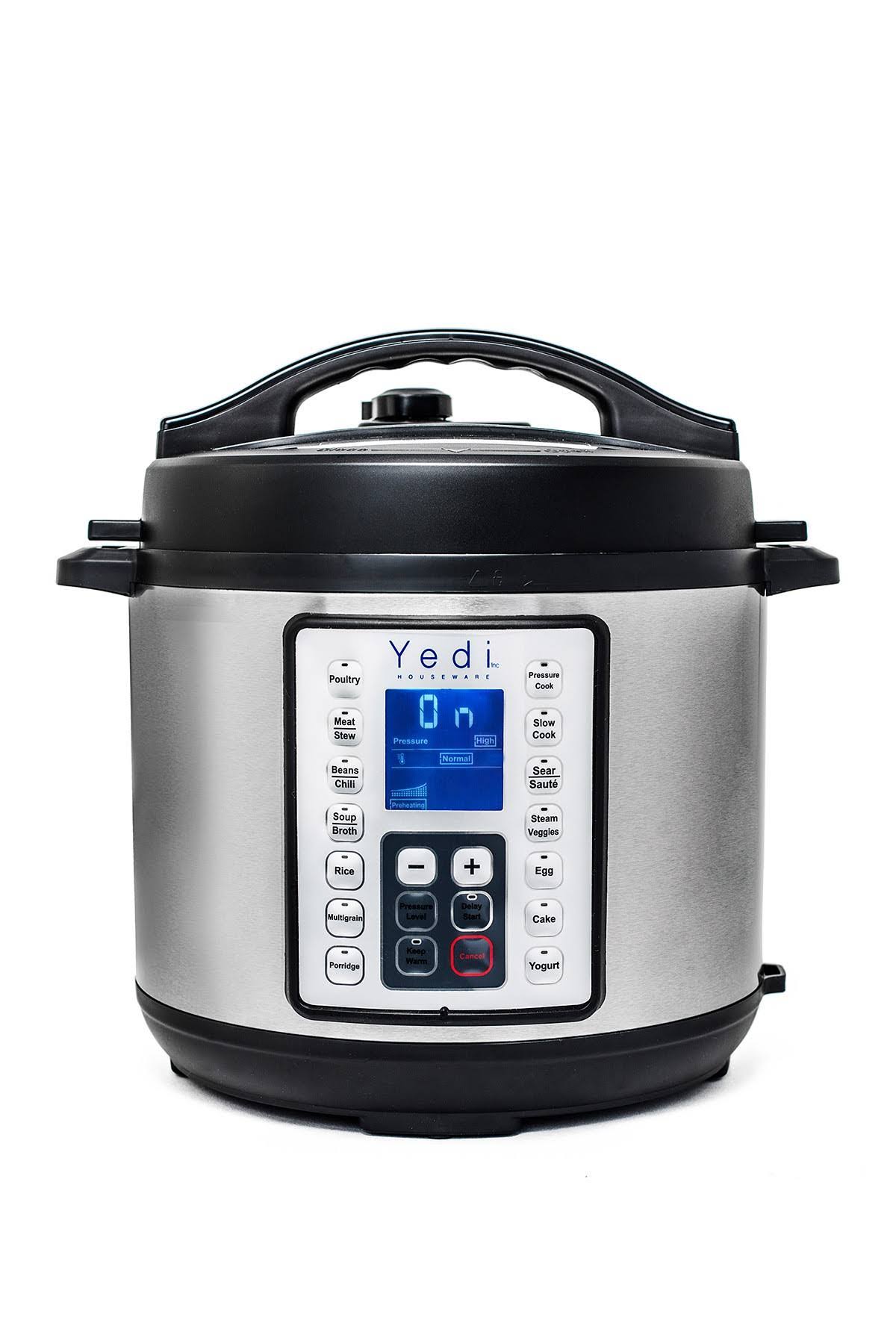 Yedi 9-in-1 Total Package Instant Programmable Pressure Cooker XL 8 qt Capacity