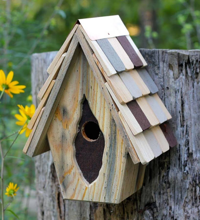 Plow u0026 Hearth Vintage Wren Birdhouse