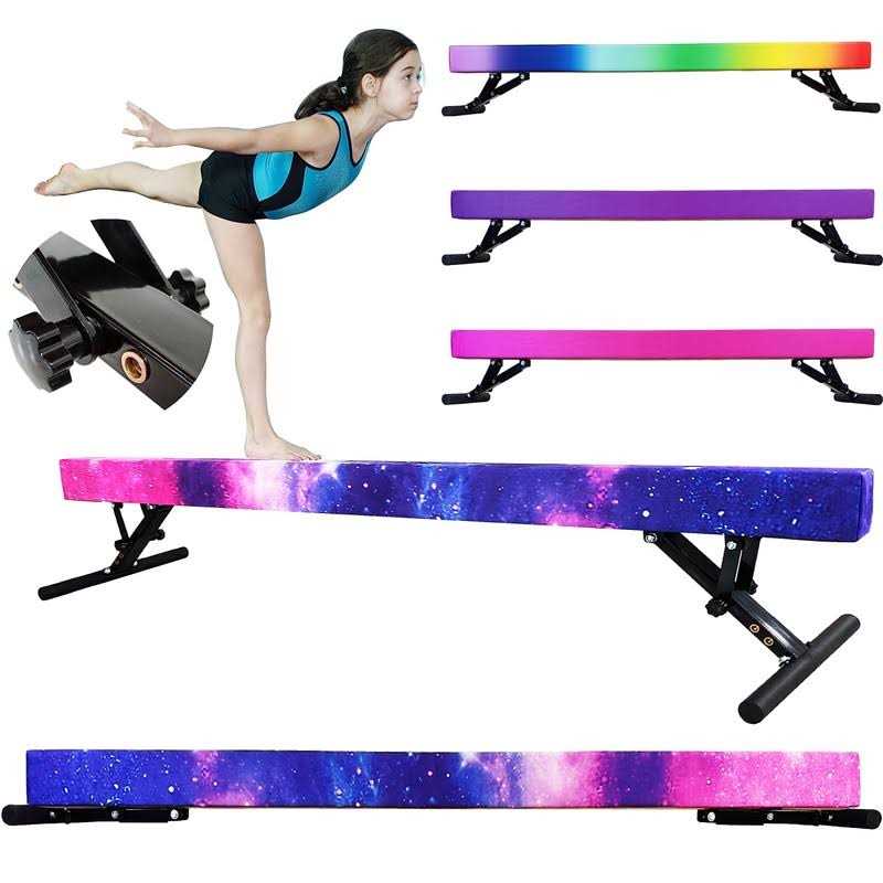 FC FUNCHEER Adjustable balane Beam for Kids 8FT Gymnastics Beam - Sports Supplies Online Store