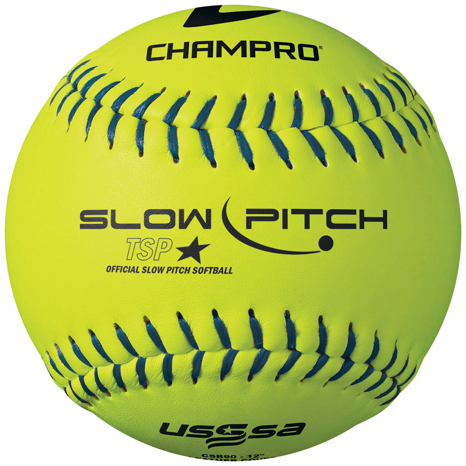 Champro USSSA 12 Slowpitch Tournament Softball(Dz) Yellow