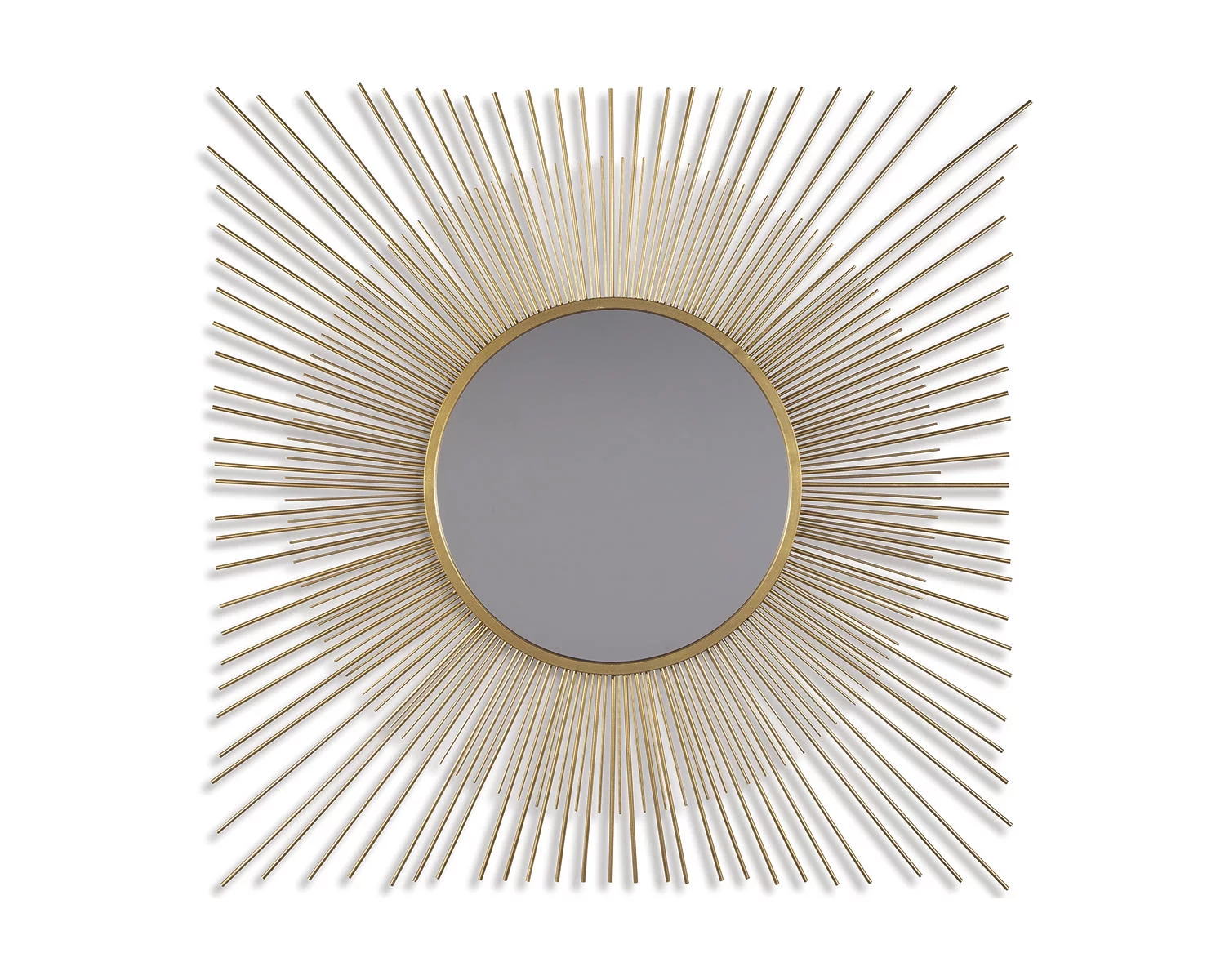 Signature Design by Ashley Contemporary Elspeth Accent Mirror  Gold Finish