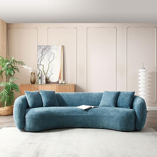 101.4" Wide Curved Sofa Couch for Living Room