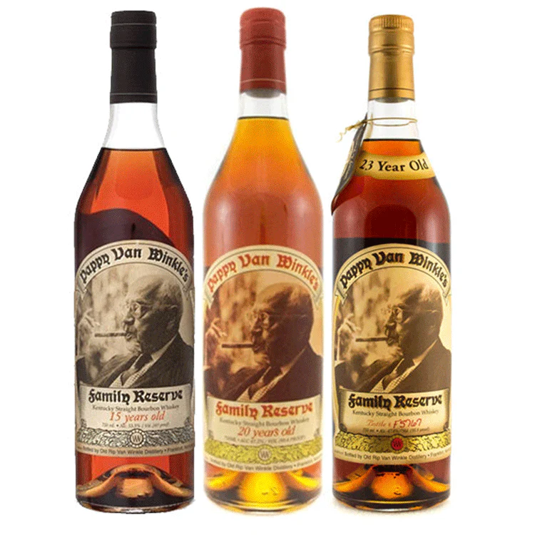 Pappy Van Winkle's 15 Year, 20 Year & 23 Year Bundle - Nestor Liquor