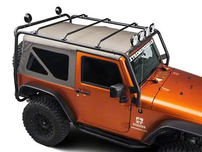 Jeep Wrangler Barricade Roof Rack; Textured Black J100174