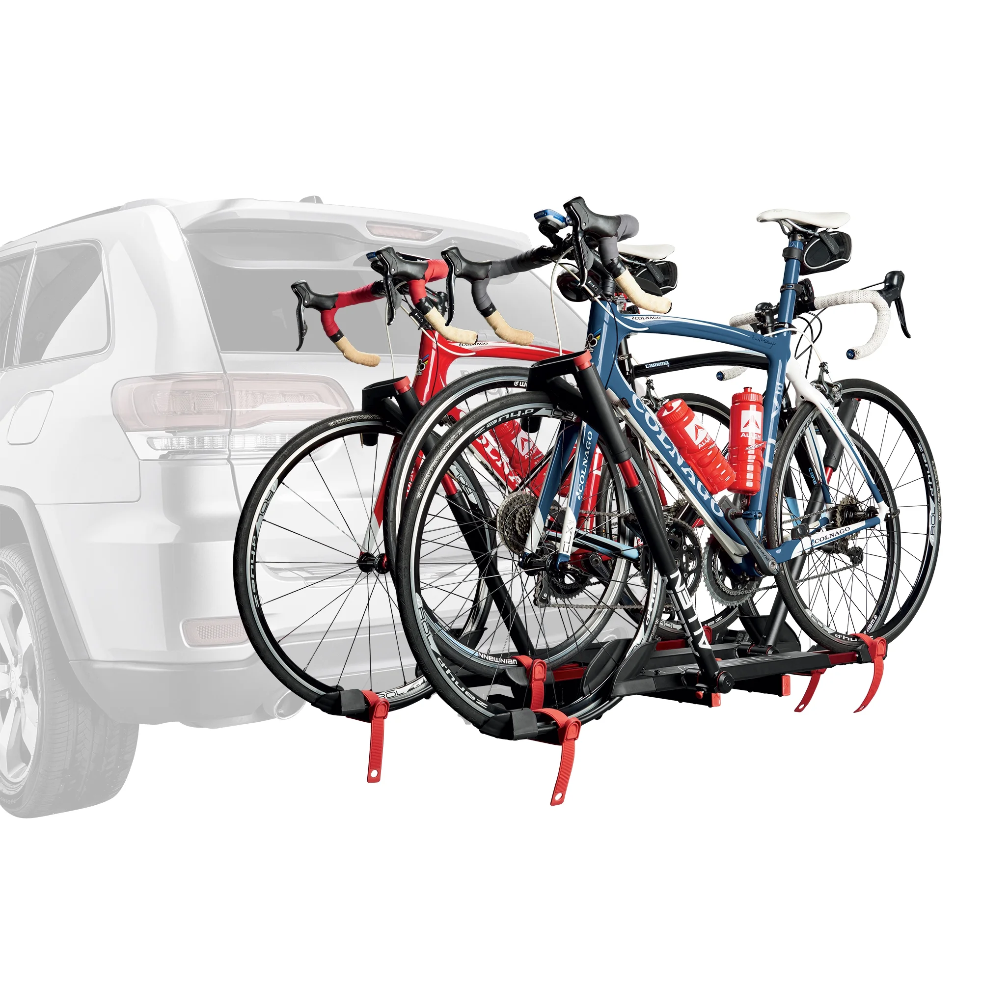 Allen Sports Premier Locking 3-Bike Carrier - Easy Load Tray Style for 2" Receiver Hitch, Model AR300