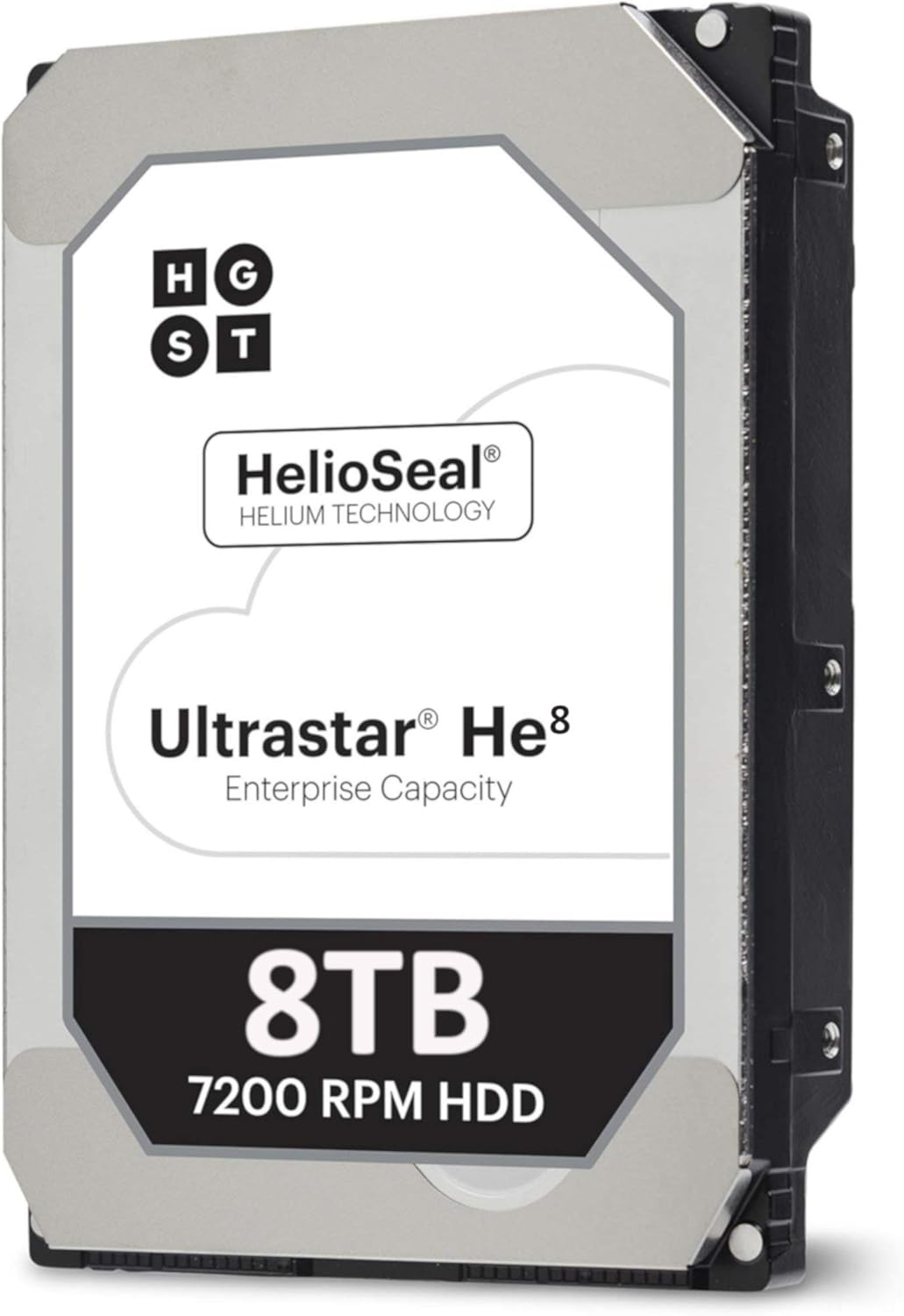 HGST Ultrastar He8 | HUH728080ALN600 | 0F23662 | 8TB 7200 RPM 128MB Cache SATA 6.0Gb/s 3.5in Helium Platform Enterprise Hard Drive Bare Drive