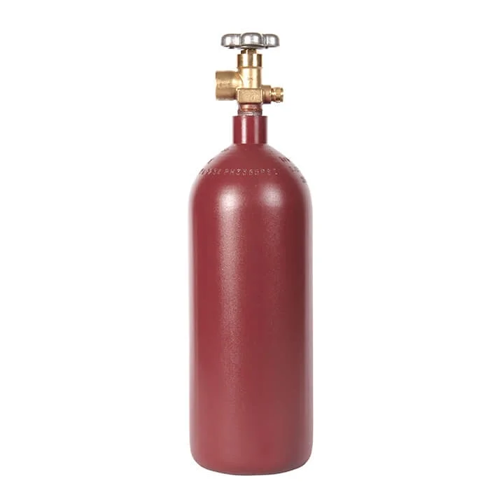 New 20 Cu Ft Steel Nitrogen Cylinder with CGA580 Valve Industrial DOT Approved - Curated Treasures Market